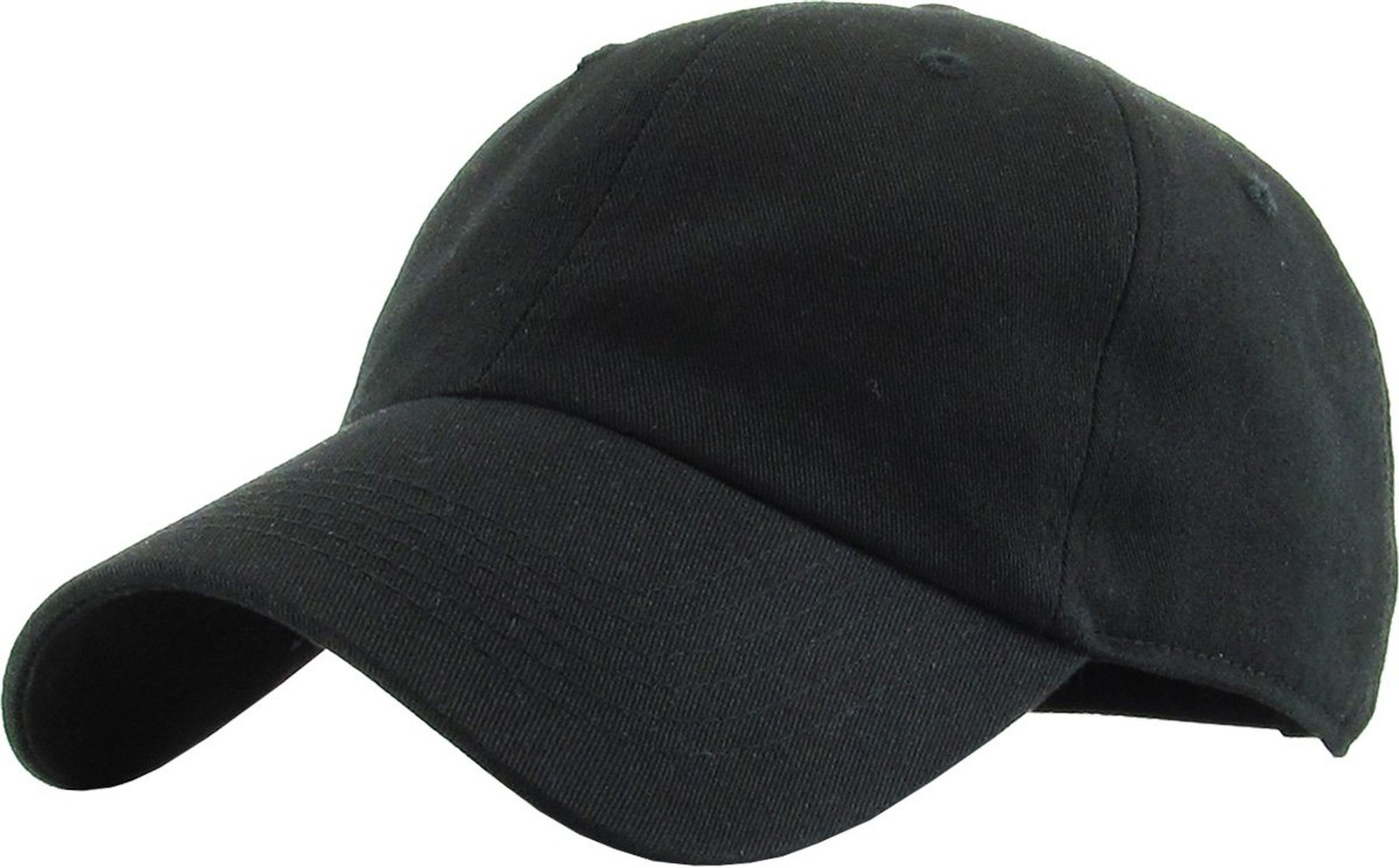 KBETHOS® Classic Cotton Adjustable Low Crown Cotton Baseball Cap One Size B