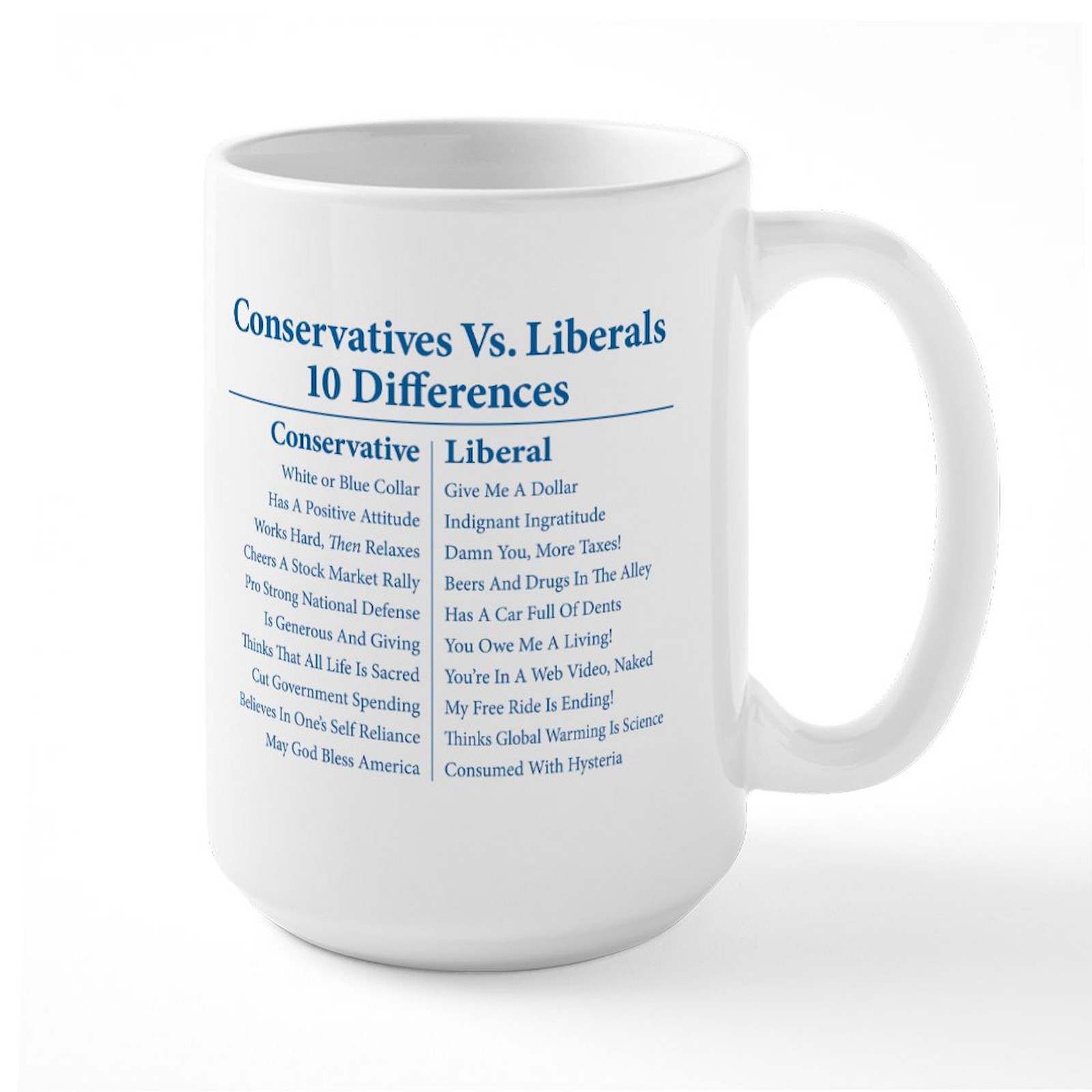 CafePress 10Differences Ceramic Mug Large Mug (647168387)