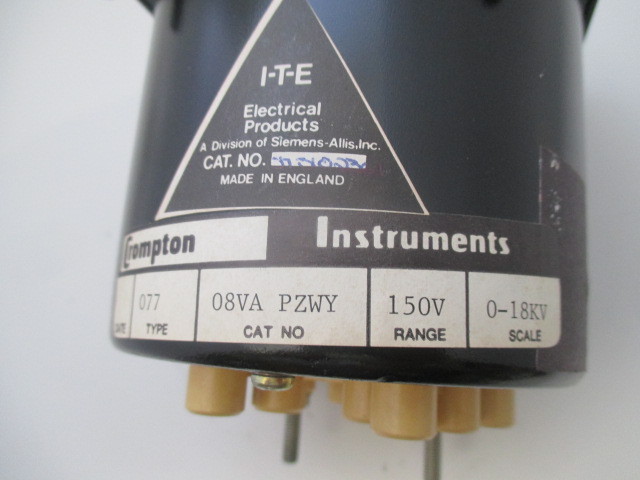 ITE Crompton 077 08VA PZWY Voltmeter