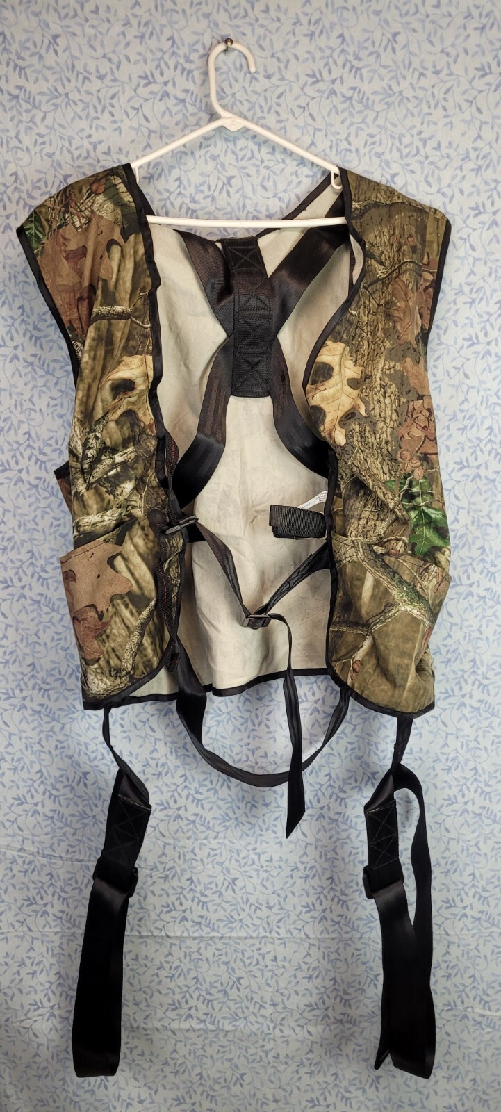 Gorilla Tree Stand Fall Defense Safety Harness w/Vest Timber Camo 140-300 lbs