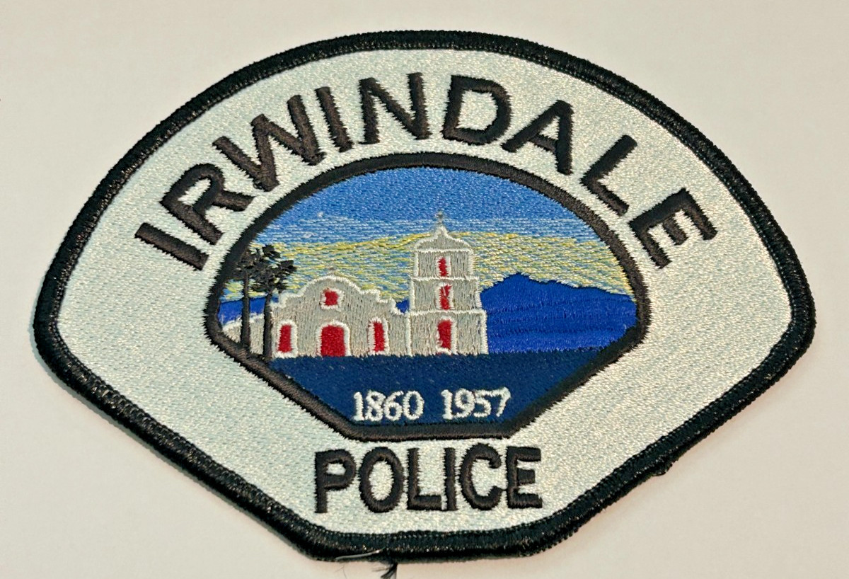 Irwindale California Police Patch Unused