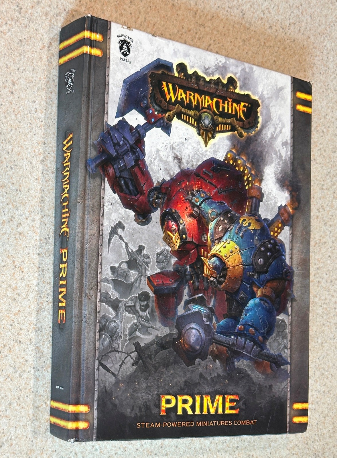 WARMACHINE PRIME Steam Powered Miniatures Combat Hardcover (2016)