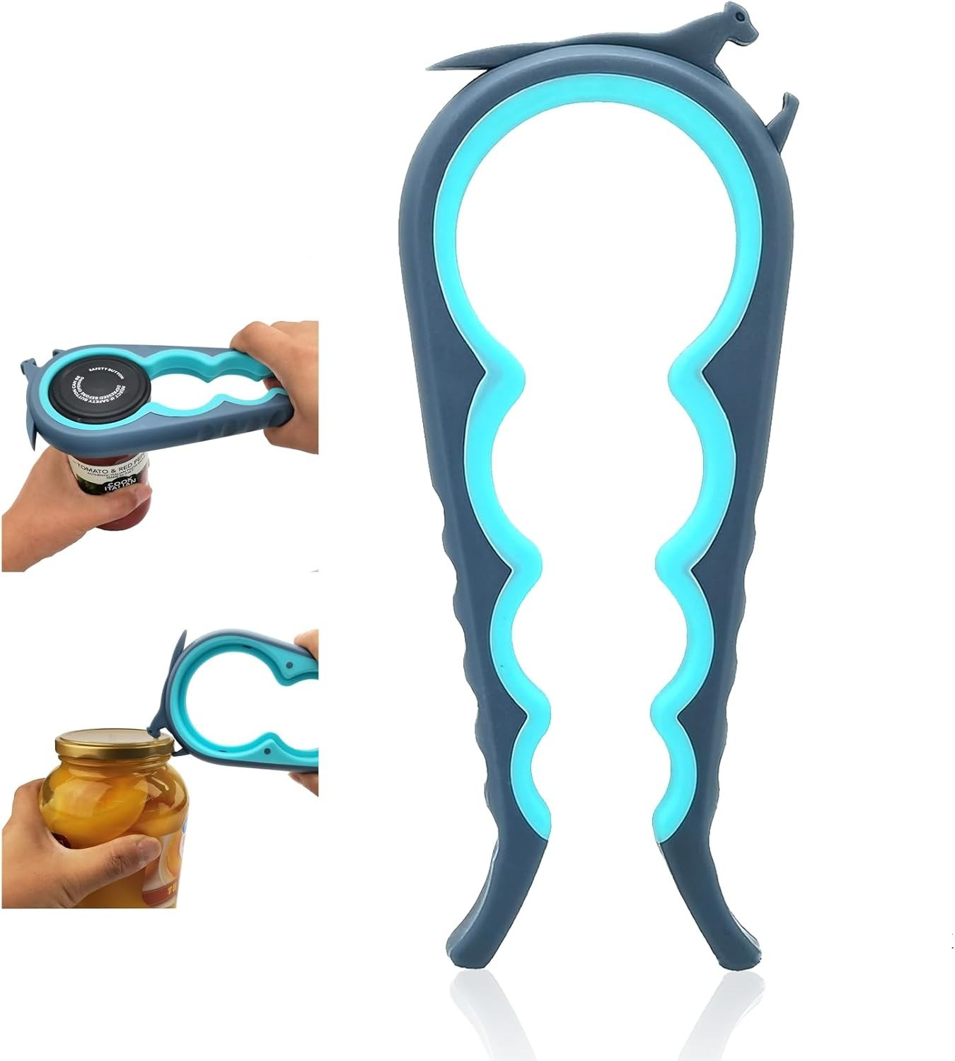 Jar Opener Bottle Opener and Can Opener for Weak hands,