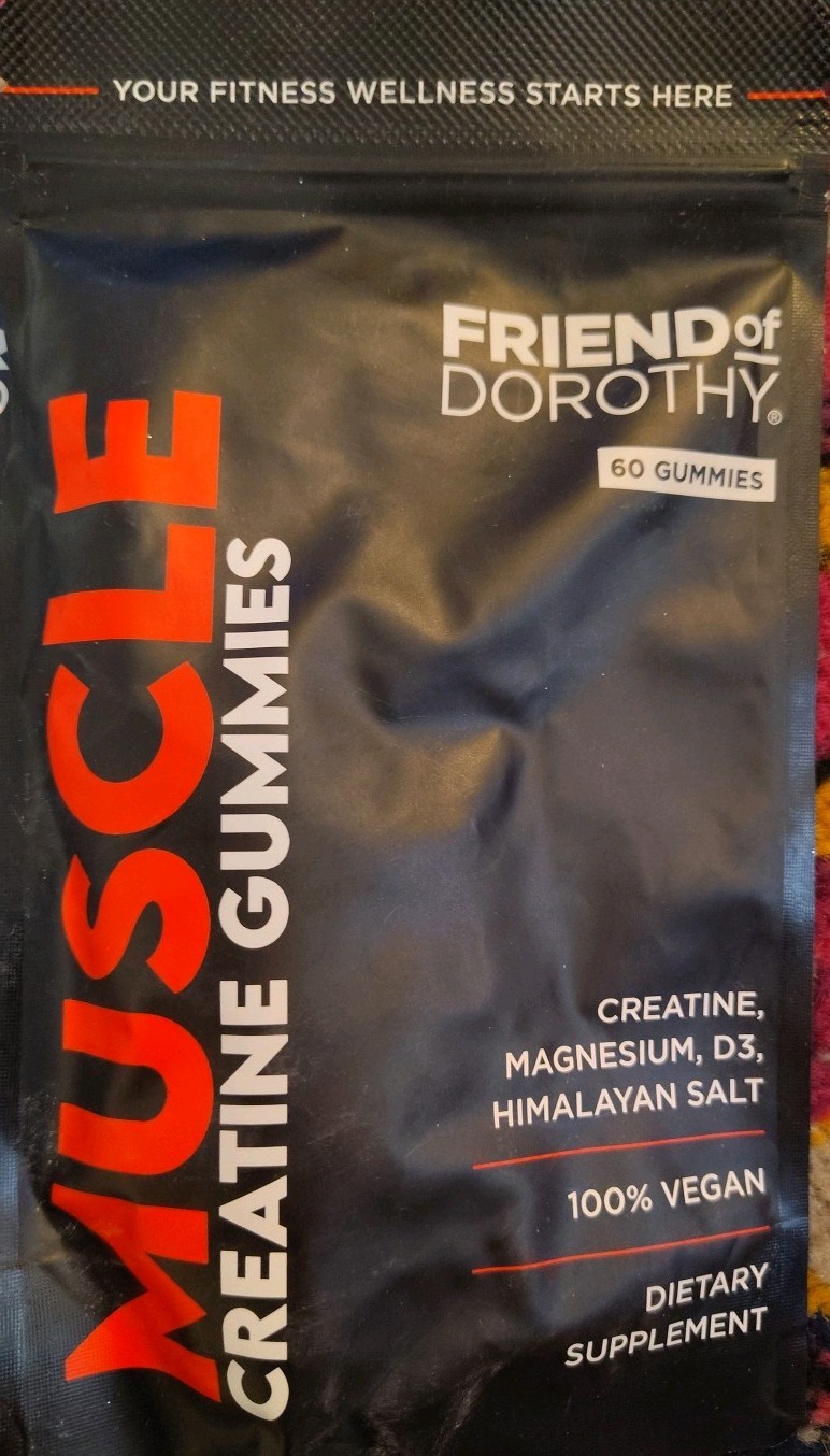 60 Creatine Gummies Monohydrate w/ Electrolytes Magnesium&VD3 Hydration&Recovery