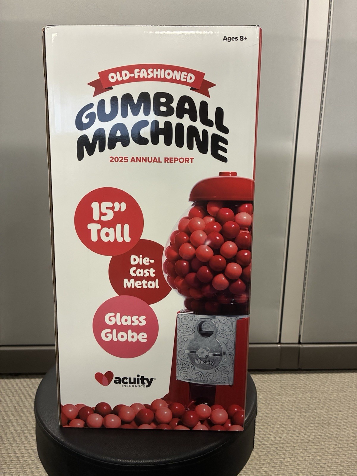 Sealed Brand New Acuity Old Fashion Gumball Machine