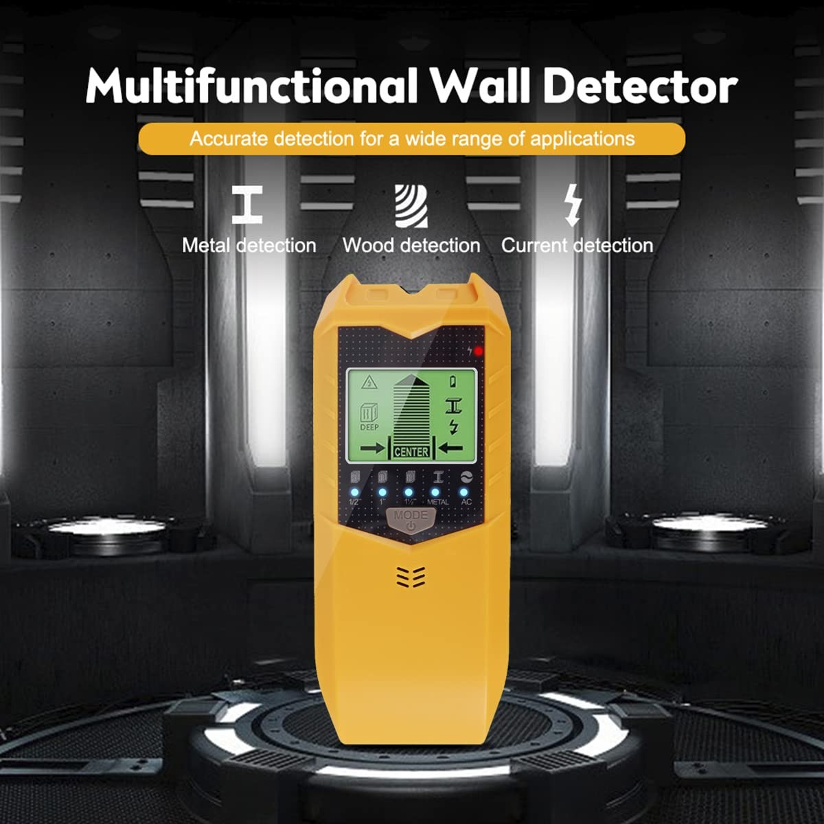 Stud Finder Wall Scanner, 5 in 1 Electronic Stud Sensor, Metal Detector Wall ...