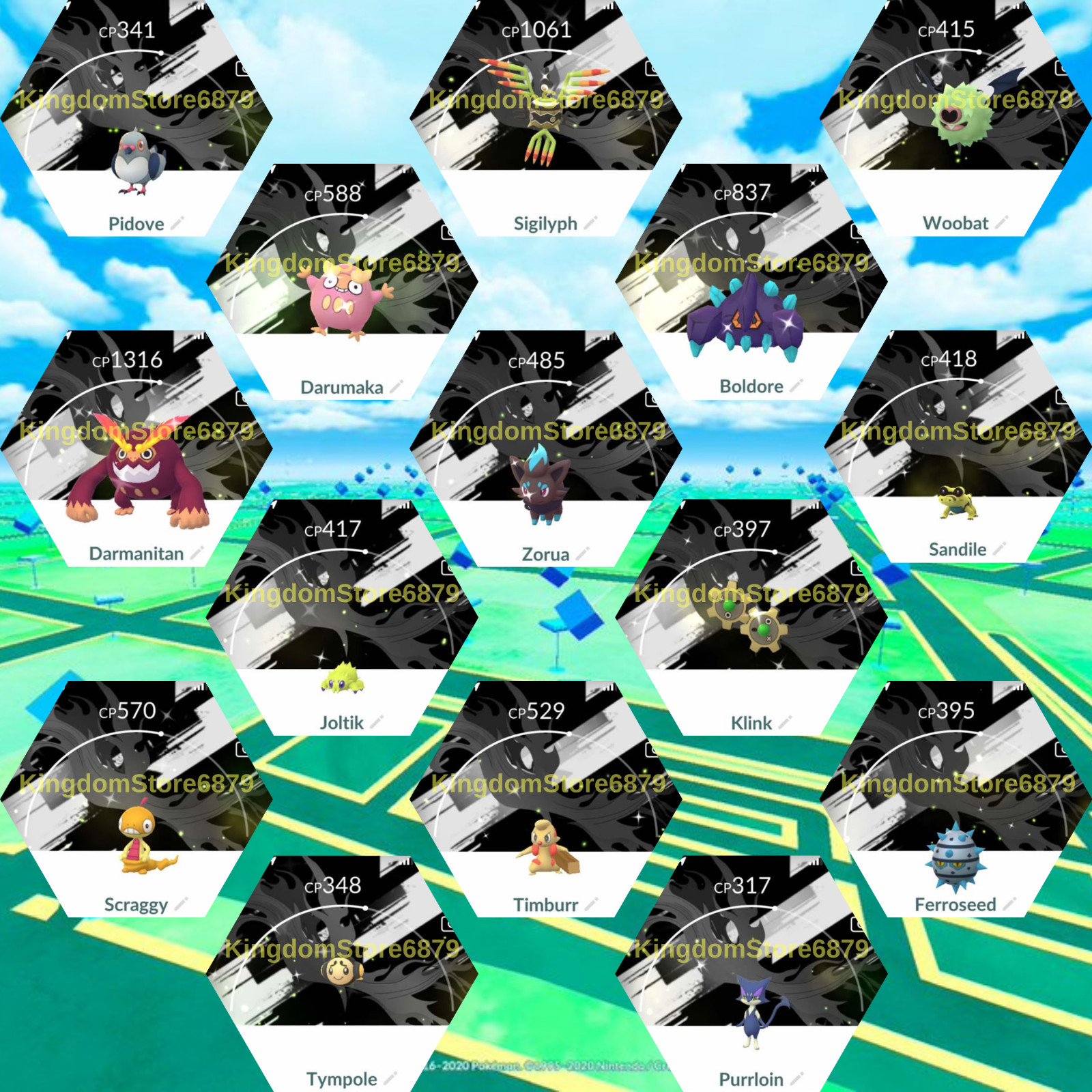 Pokémon TRADE—GO — Shiny All Pokémons—Background Go Tour Unova 2025 —Digital♻️