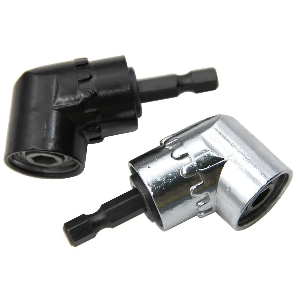 105 Degree Right Angle Drill Attachment 1/4 Hex Shank Extension Socket Adapter