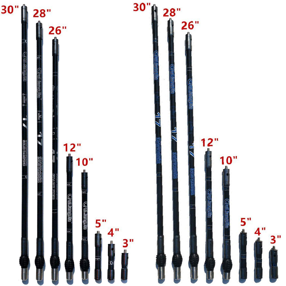 Archery Carbon Stabilizer Bar Bow Balance Rod Short Side Extender Main Long Rod
