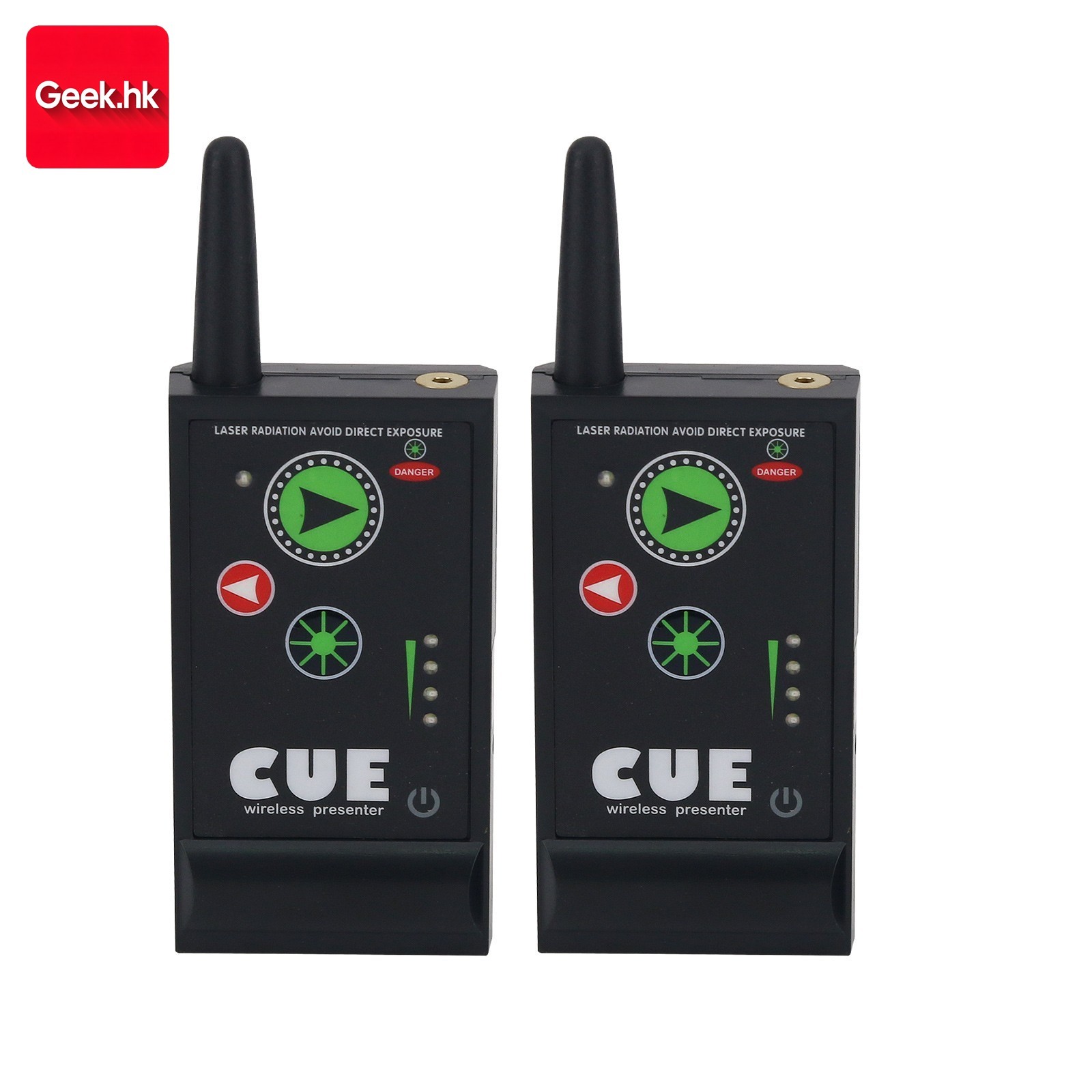 Super Cuelight Presenter Remote One Receiver and Two Transmitters for PPT gk45