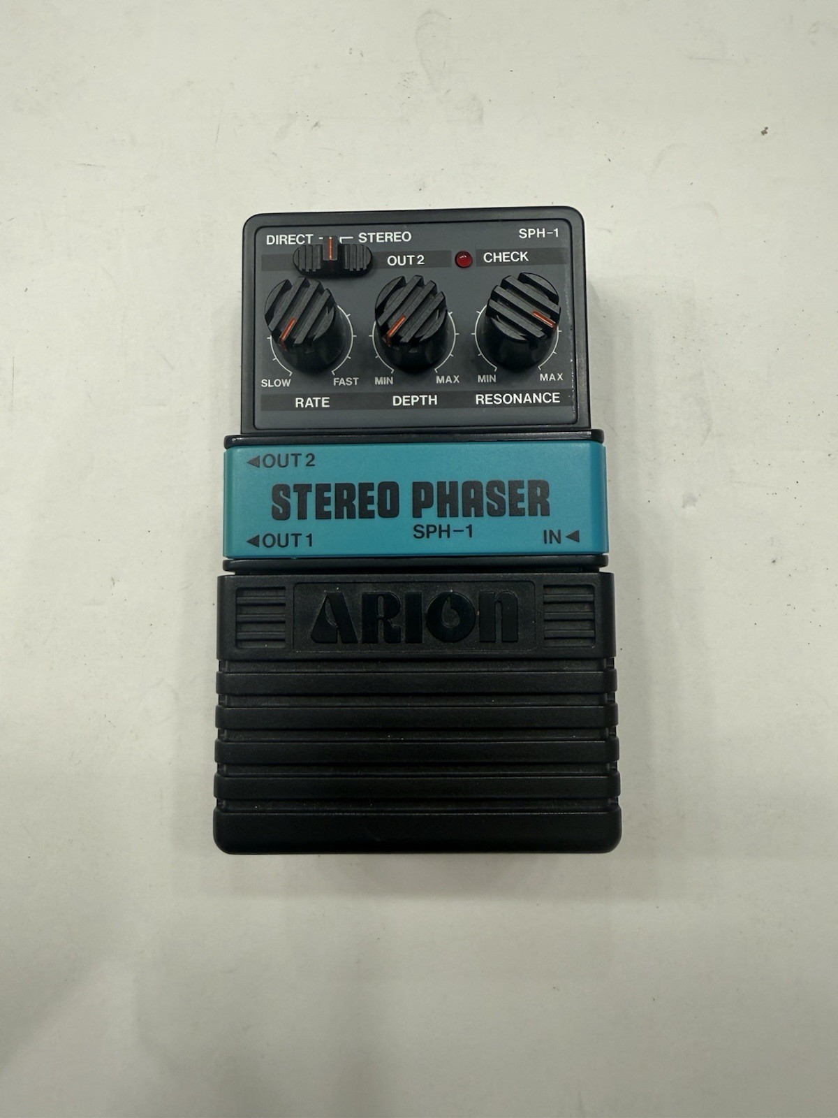 Arion SPH-1 Stereo Phaser Phase Shifter Vintage Guitar Effect Pedal MIJ Japan