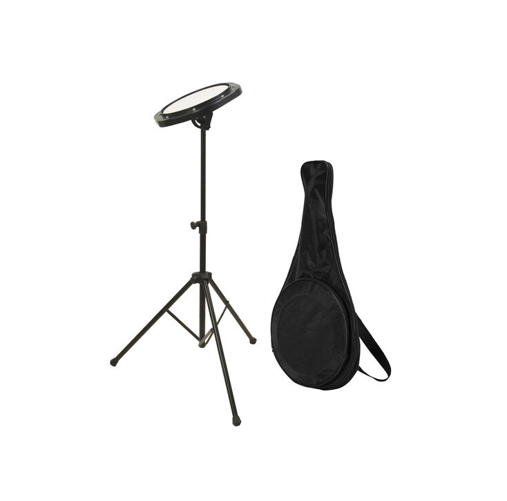 OnStage DrumFire DFP5500 Drum Practice Pad w/ Stand & Bag, New!