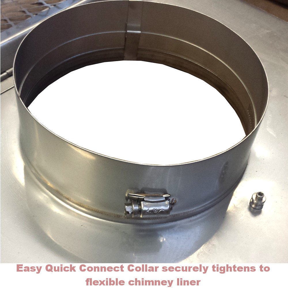 6 x 13 x 13 in. Deluxe Hinged Top Chimney Rain Cap, Terra Cotta Tile Mount
