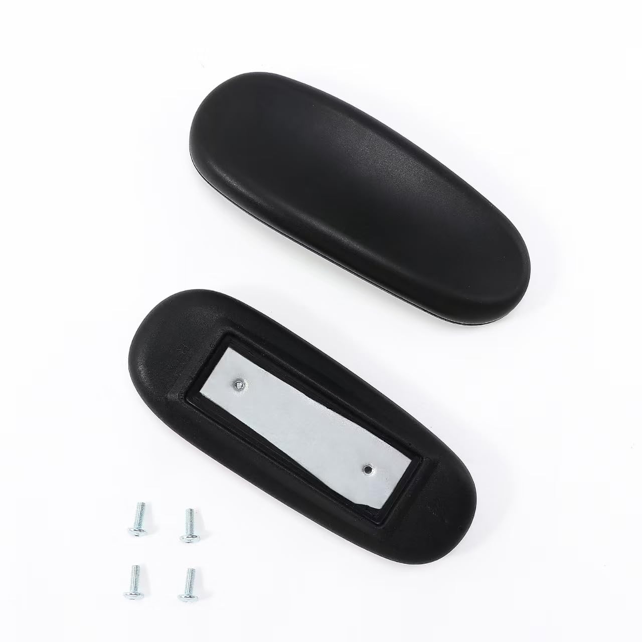 WPJFMXZ Office Chair Replacement Armrest Arm Rest 4" Mounting Hole, Black