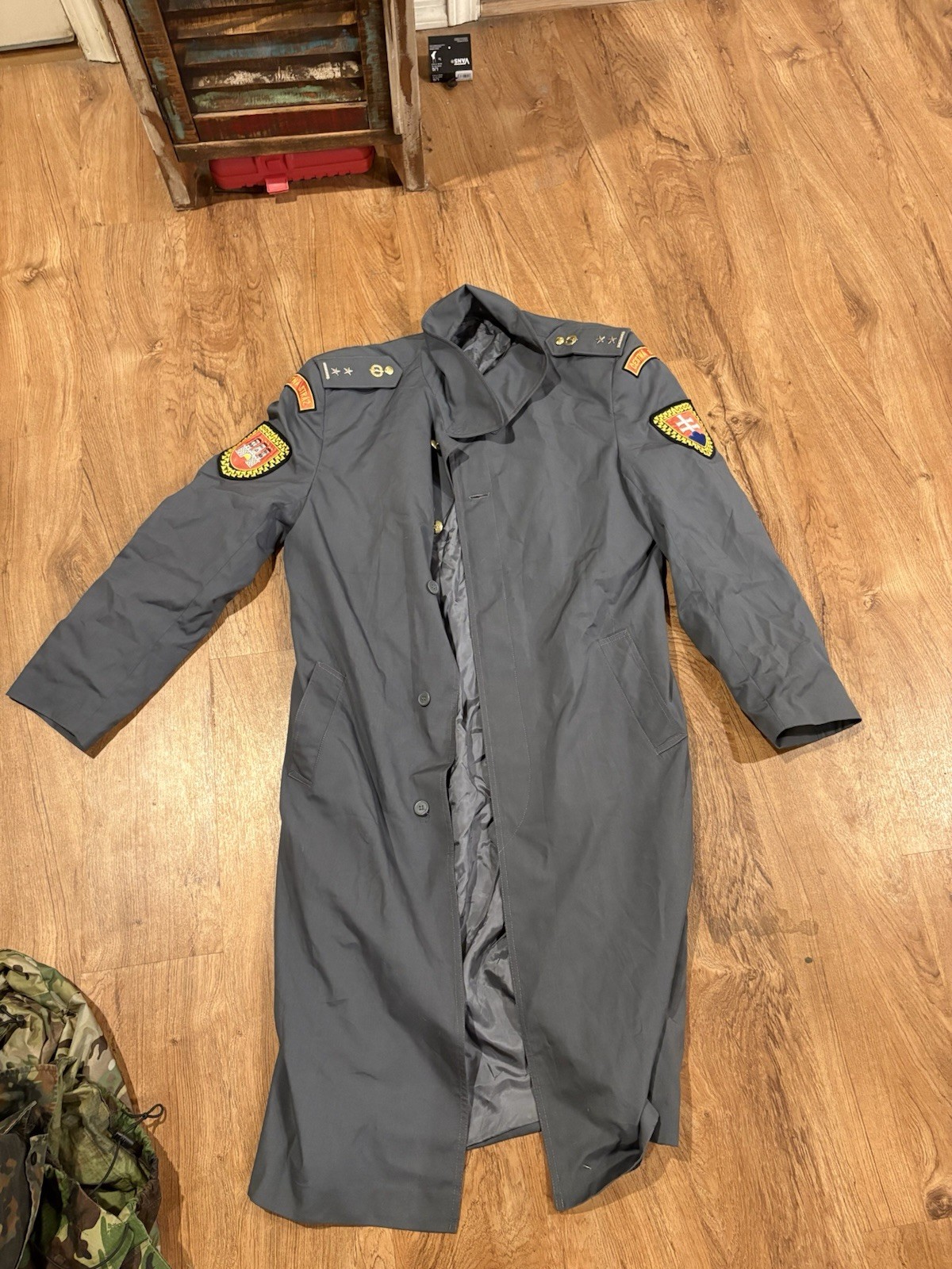 Slovakian Military Trench Coat Size 5-52