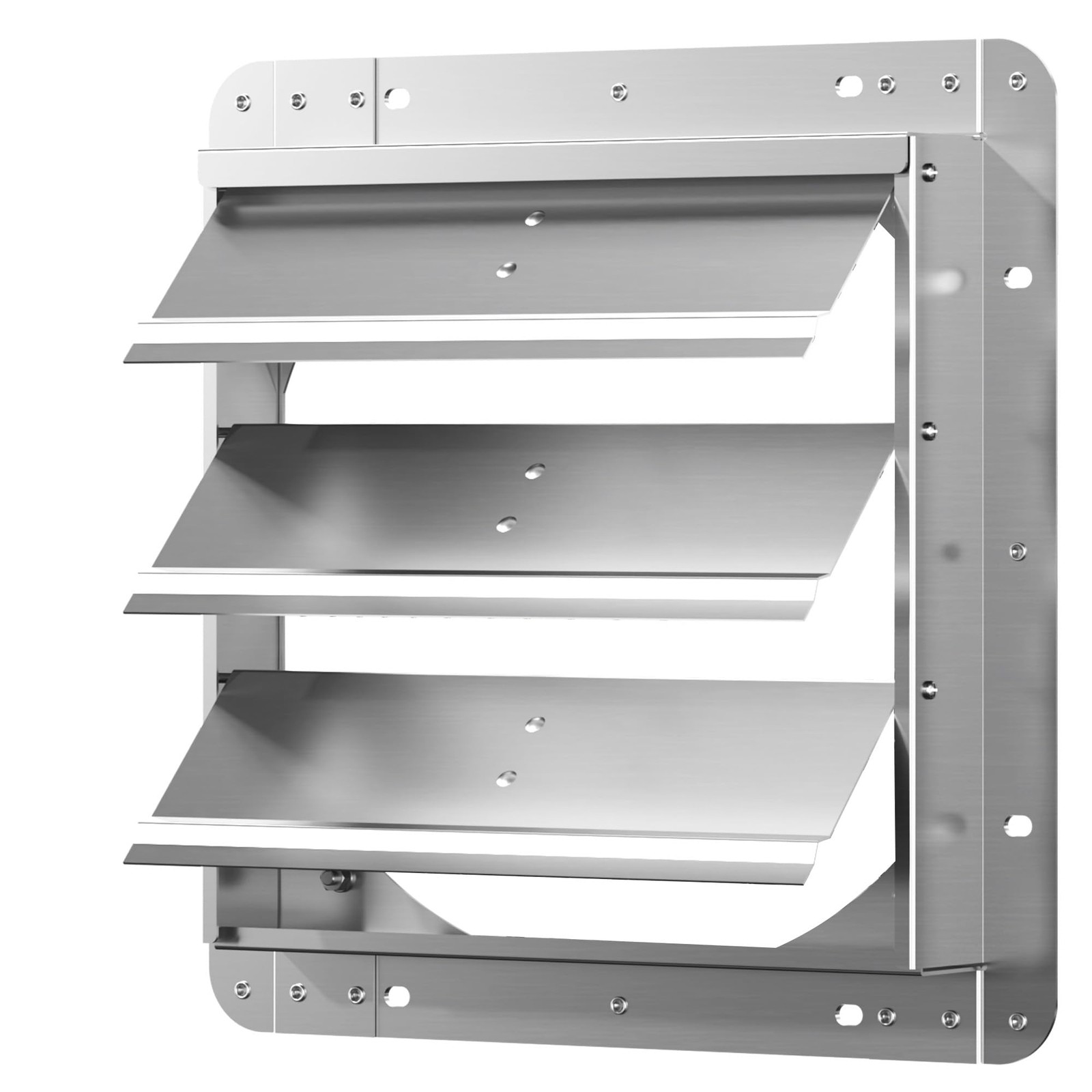 10" Galvanized Exhaust Louver Vent for Home Attics, Workshops, Barns,