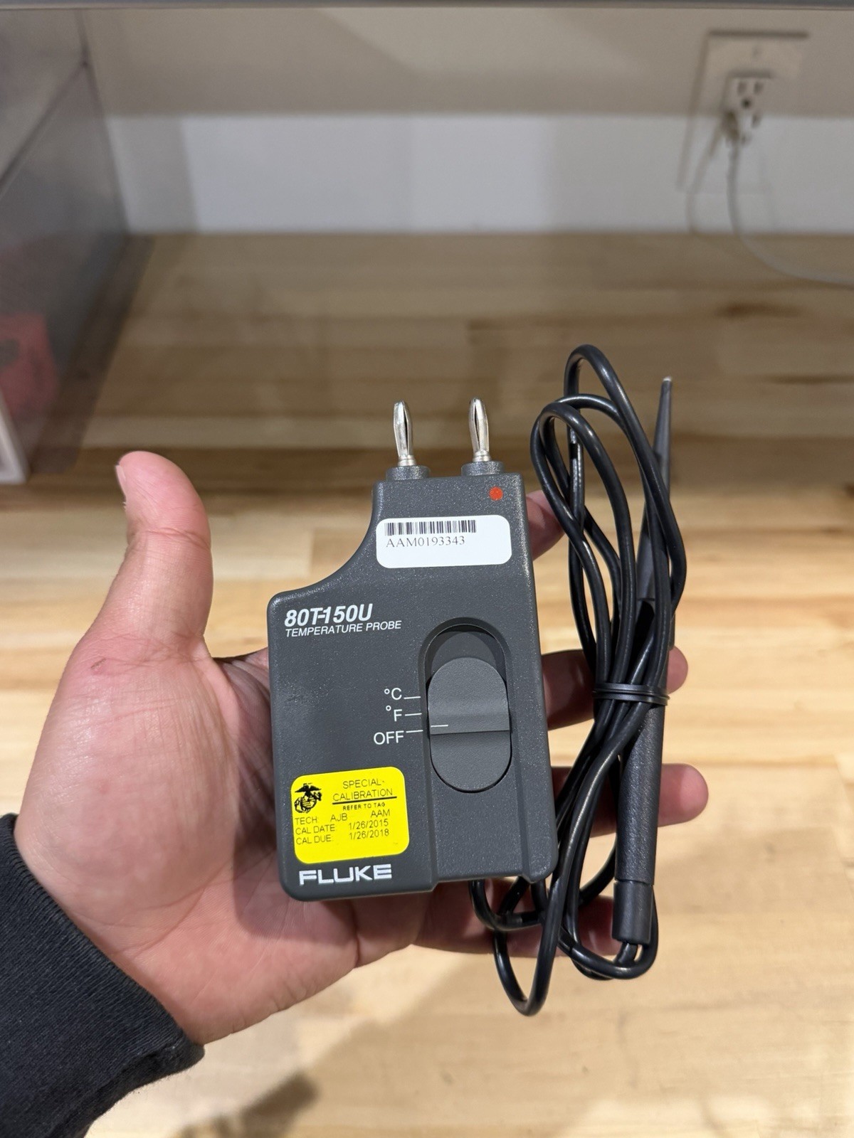 FLUKE 80T-150UA TEMPERATURE PROBE (TESTED) SHIPS FAST