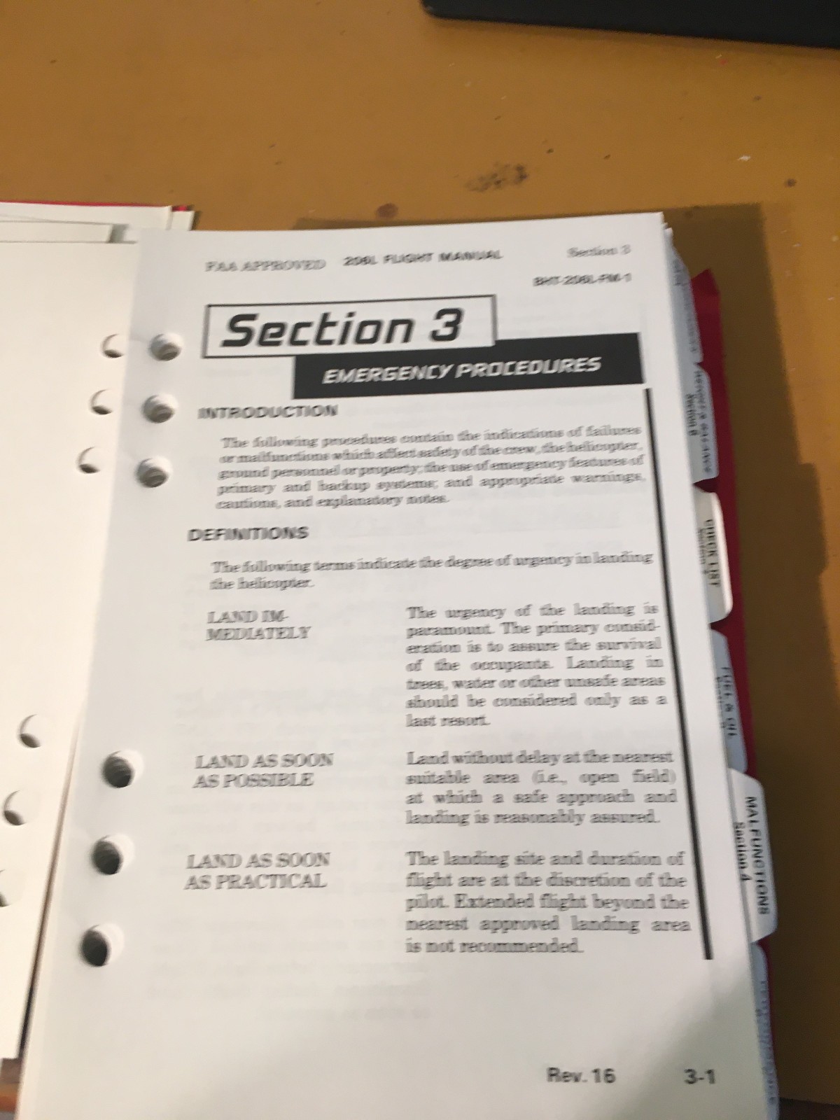Bell 206L Long Ranger Pilot's Flight Manual
