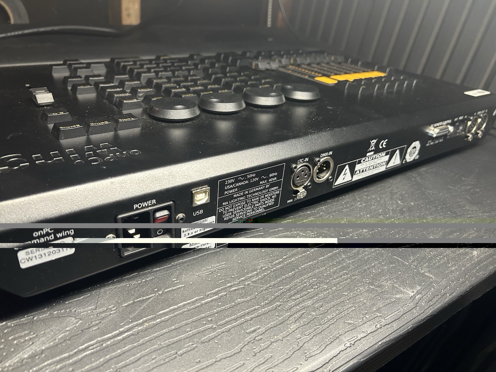GrandMA2 onPC Command Wing and Fader Wing + Dust Covers