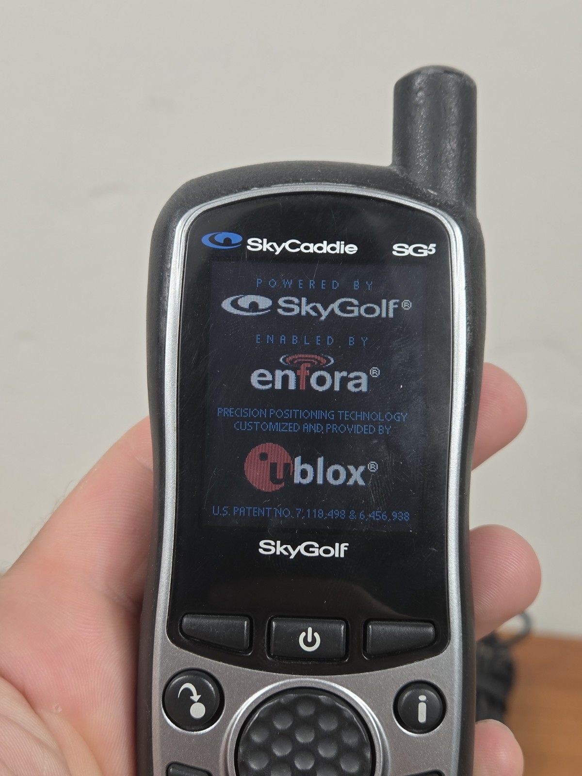 SkyCaddie SG5 Golf GPS Rangefinder Handheld w/ Charging Cable