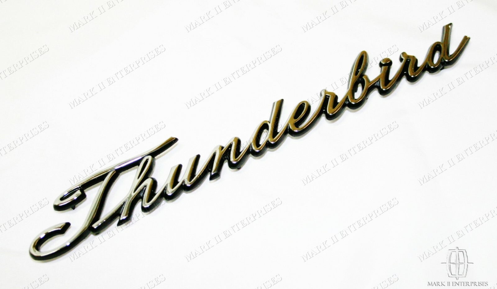 1965 1966 1967 Ford Thunderbird Rear Quarter Panel Script Emblem Nameplate