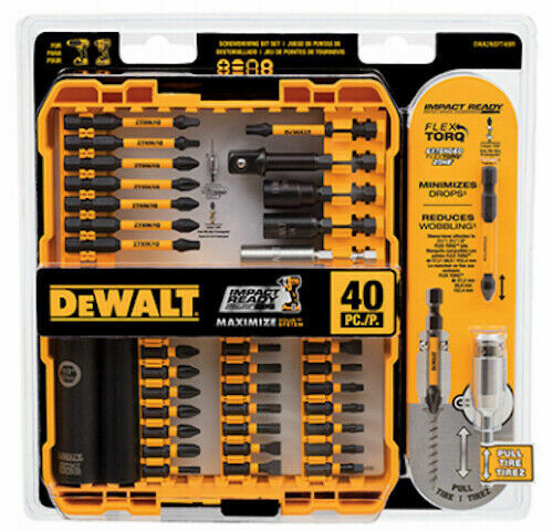 DEWALT DWA2NGFT40IR Impact Drill Bit Set - 40 Piece