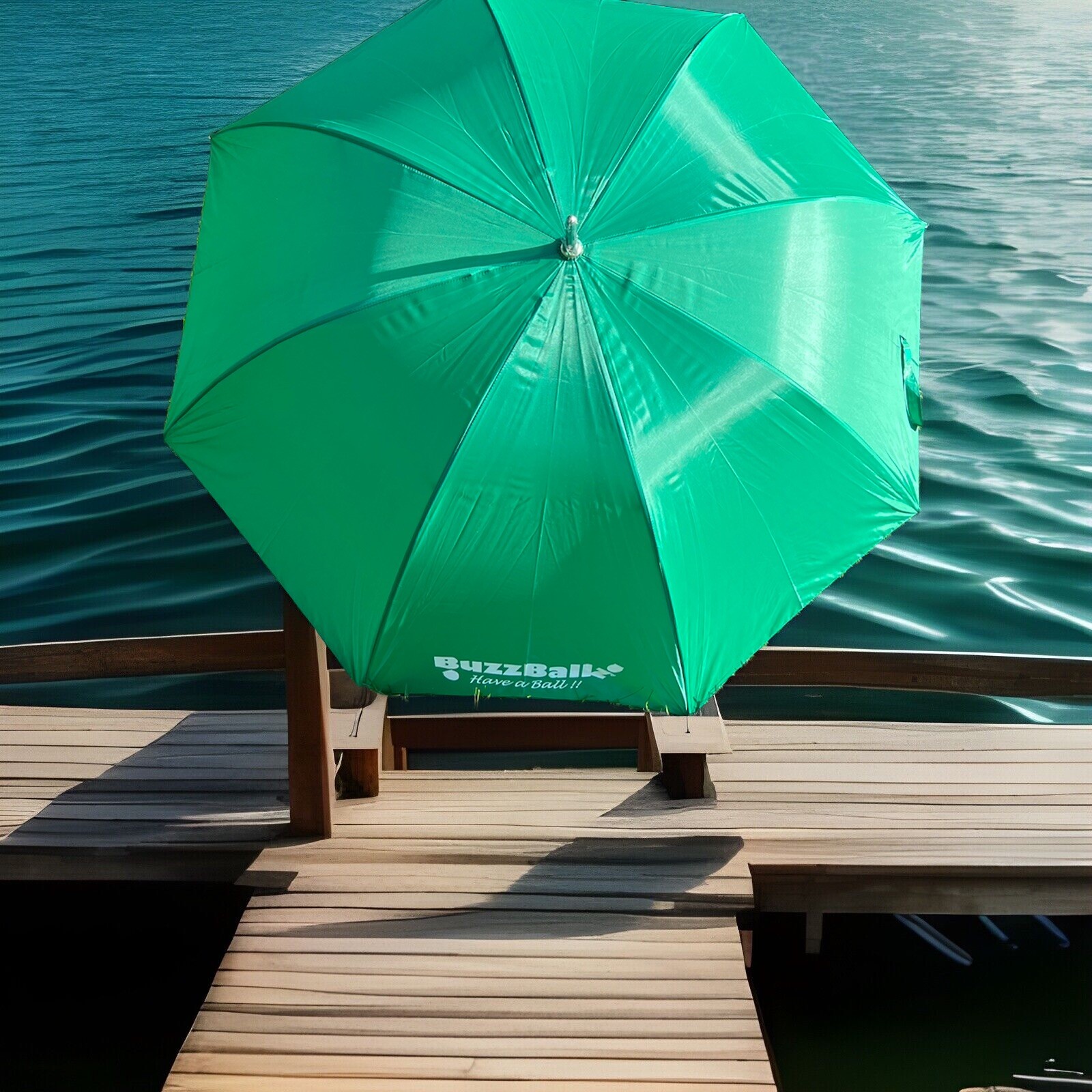Buzzballz Cocktails Rain Umbrella. 60 Inch. New