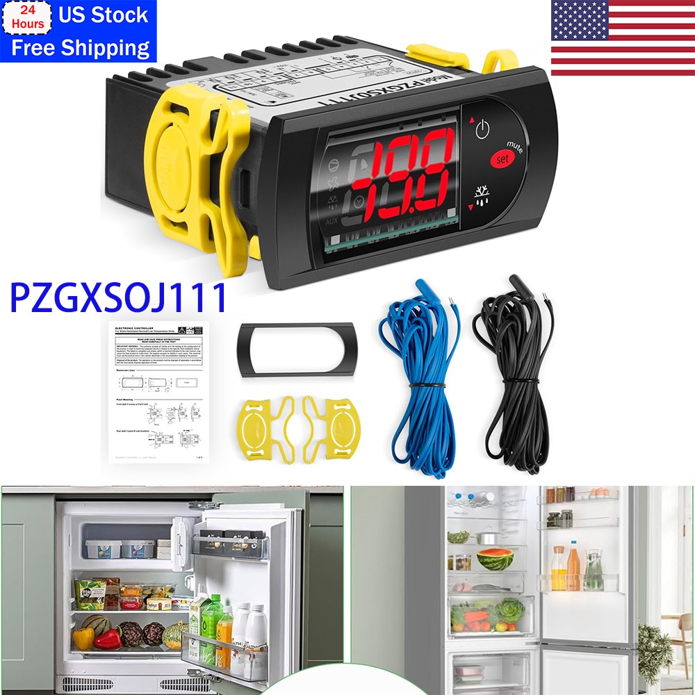 PZGXS0J111 Temperature Controller Fit for Carel and All Refrigerator Types, 115V