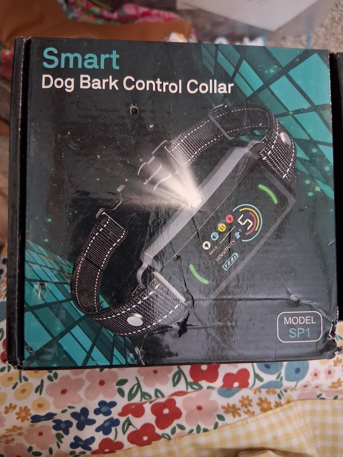 SP1 Smart Dog Bark Control Collar Waterproof Rechargeable Tone Vibration Shock