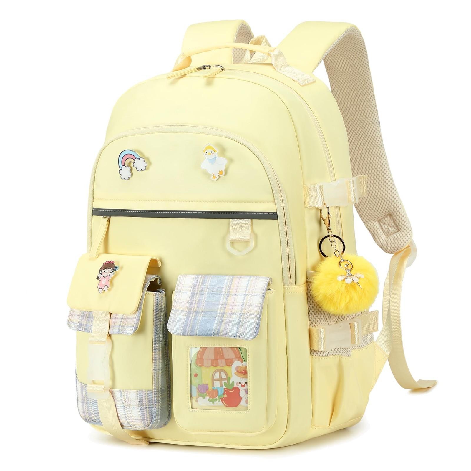 Backpack for Girls, 15.6 Inch Laptop School Bag Kids Kindergarten Elementary ...