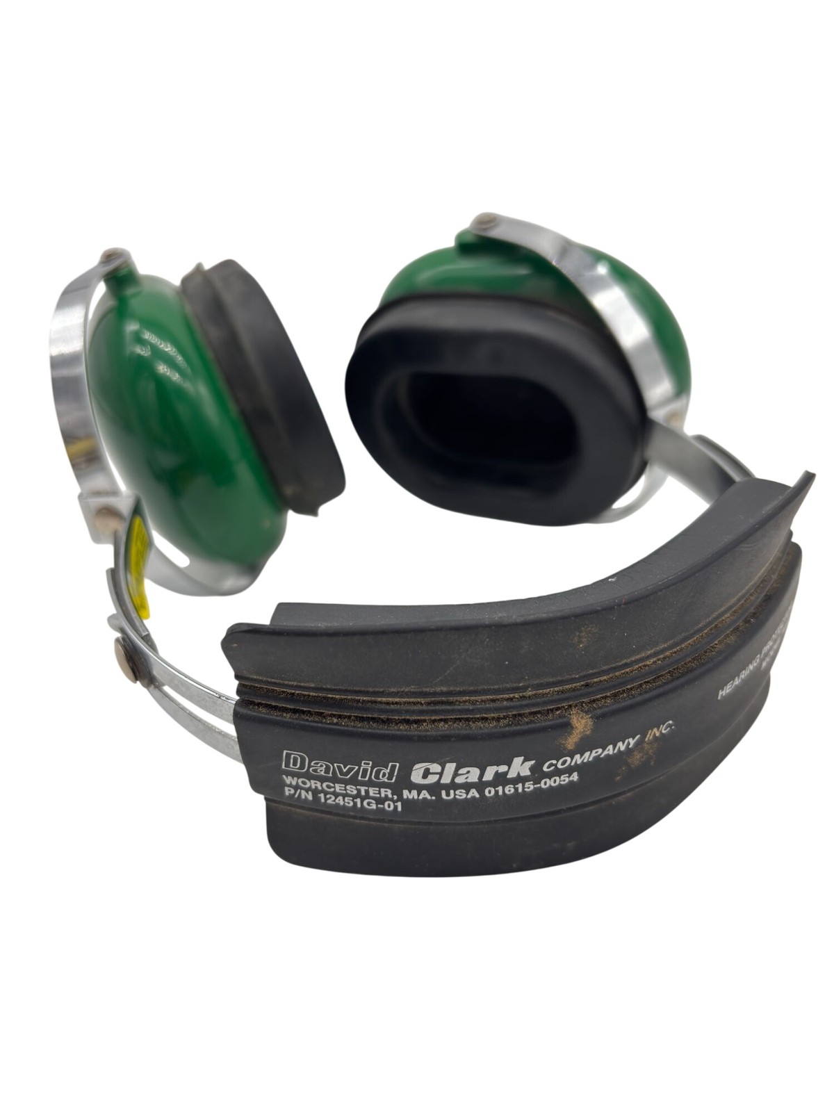 VTG David Clark Noise-Reducing Headset w Padded Earcups Adjustable Metal Band