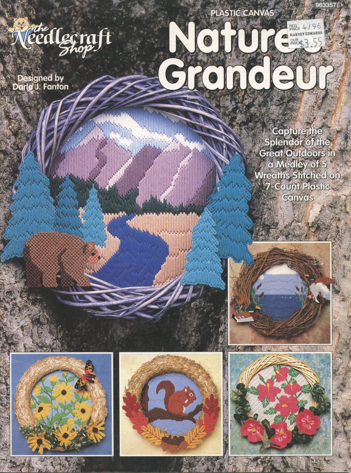 Plastic Canvas Natures Grandeur Wreath Patterns Needlecraft Shop 963357