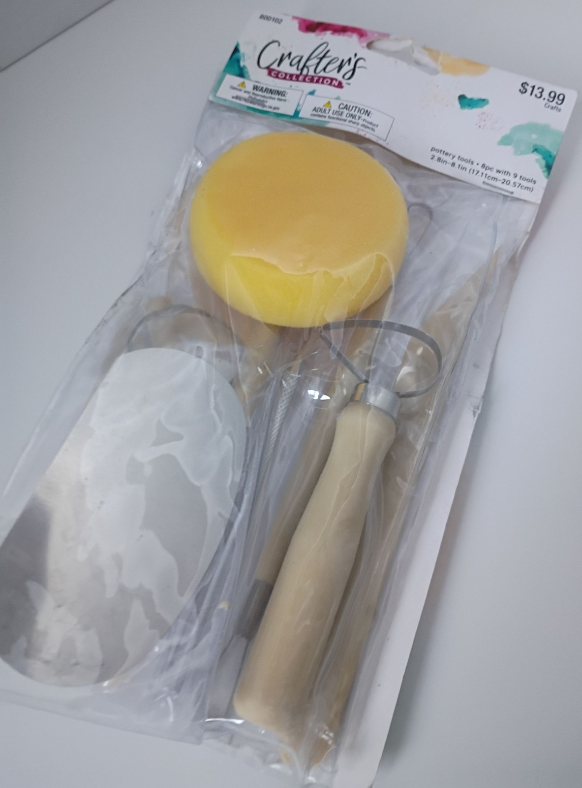 Crafter's Collection 8-piece pottery tool set