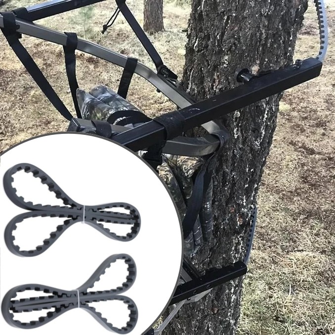 Fits Lone Wolf Sit & Climb Climbing Tree Stand 55" Stand Traction Belts 2PCS