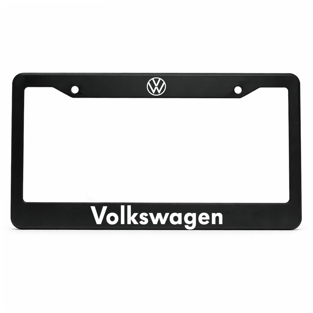 Volkswagen Aluminum Metal License Plate Frame 12x6 in US Standard