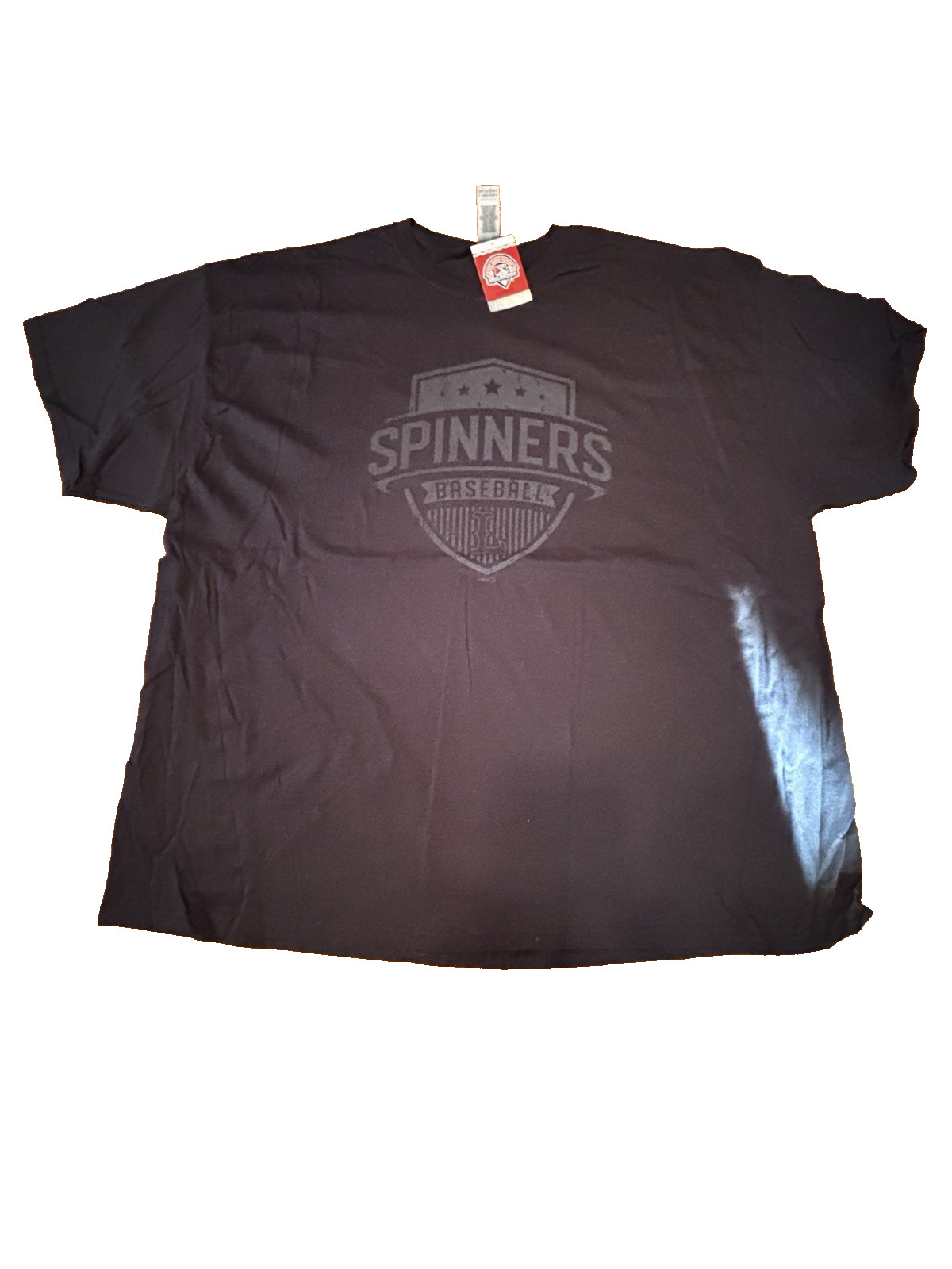 Lowell Spinners Baseball Black Shield t-shirt size 3xl Large (025)