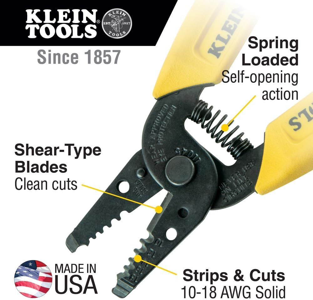 92906 Tool Set, Basic Tool Kit Has Klein Hand Tools for Apprentice or Home: Plie