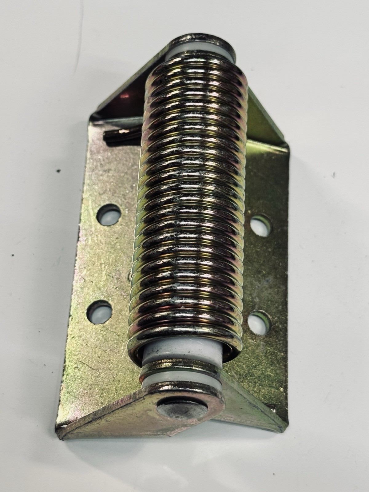 Spring Loaded Door Gate Hinge 4" Zinc Plated Steel