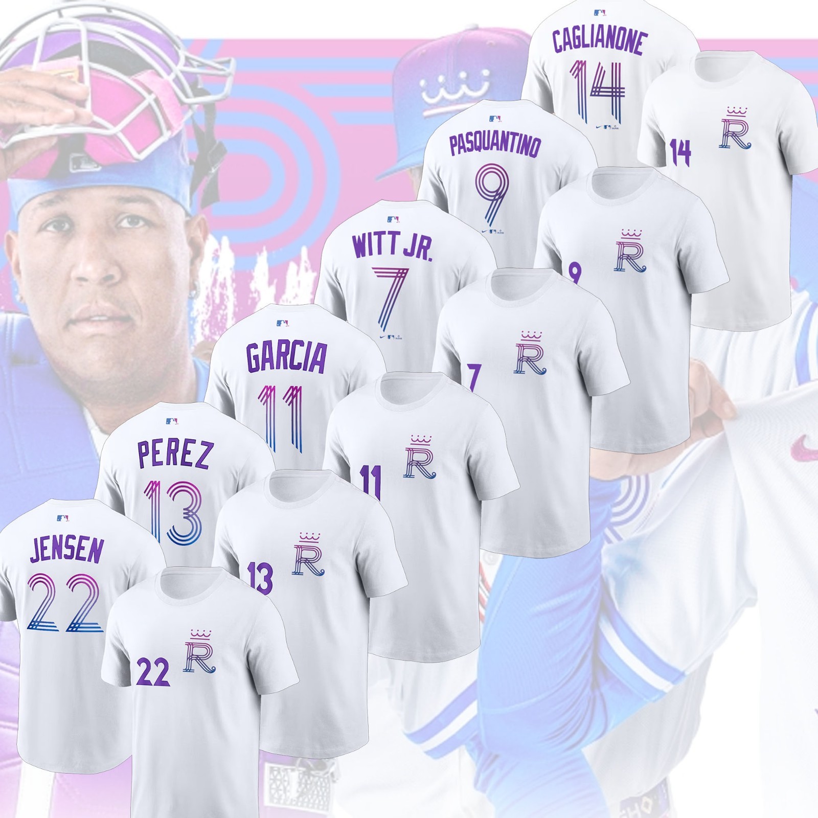 NEW NEW! Kansas City Royals 2026 City Connect Name & Number Gift For Fans