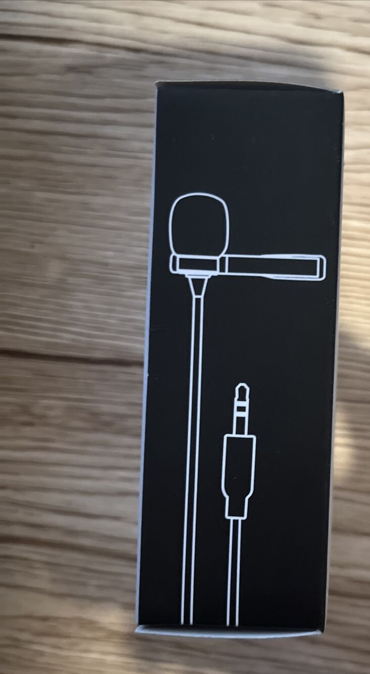 Omnidirectional Condenser Lavalier Microphone Professional Clip-on Lapel NEW