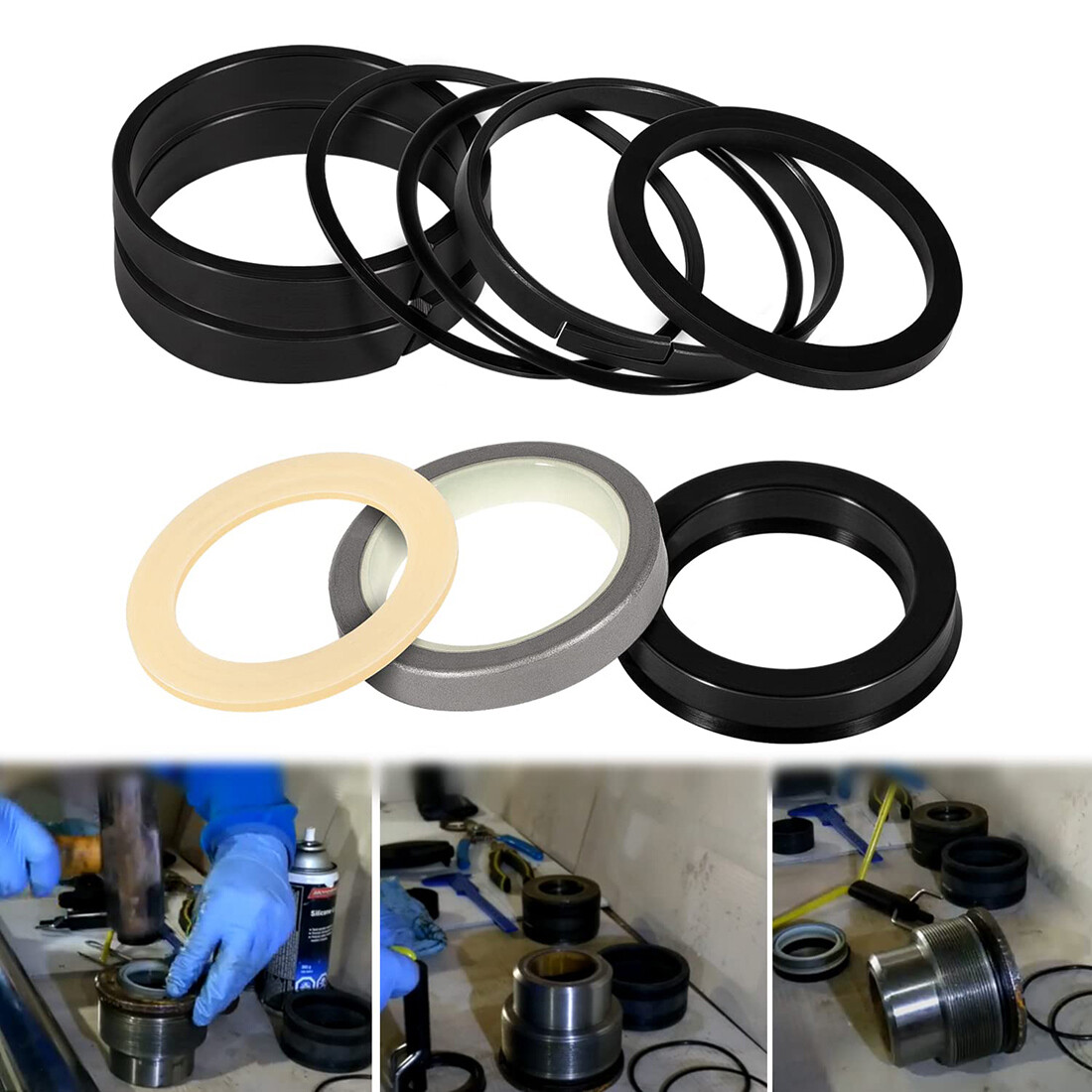 G109456 G105550 Hydraulic Seal Kit For Case 580B 580C MB4/94 350 Loader Cylinder