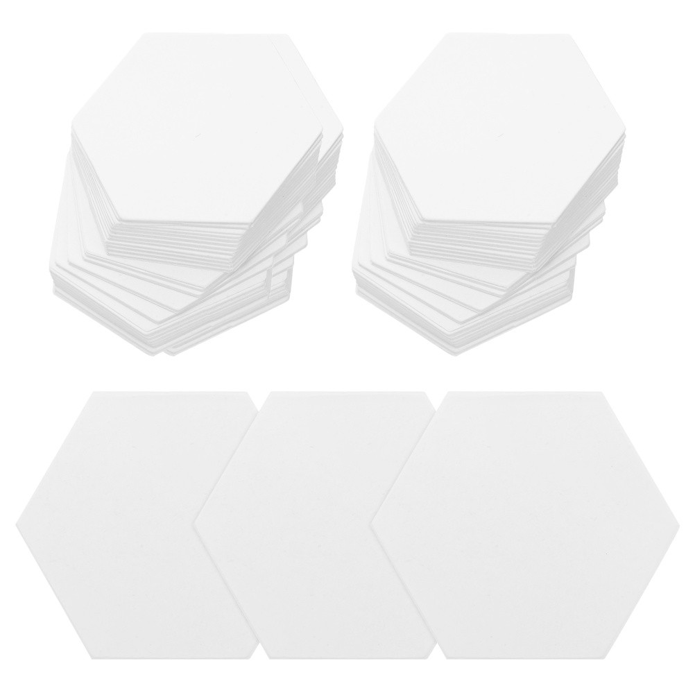 500 Pcs DIY Sewing Paper Templates Hexagon Quilting Shapes for Patchwork Crafts