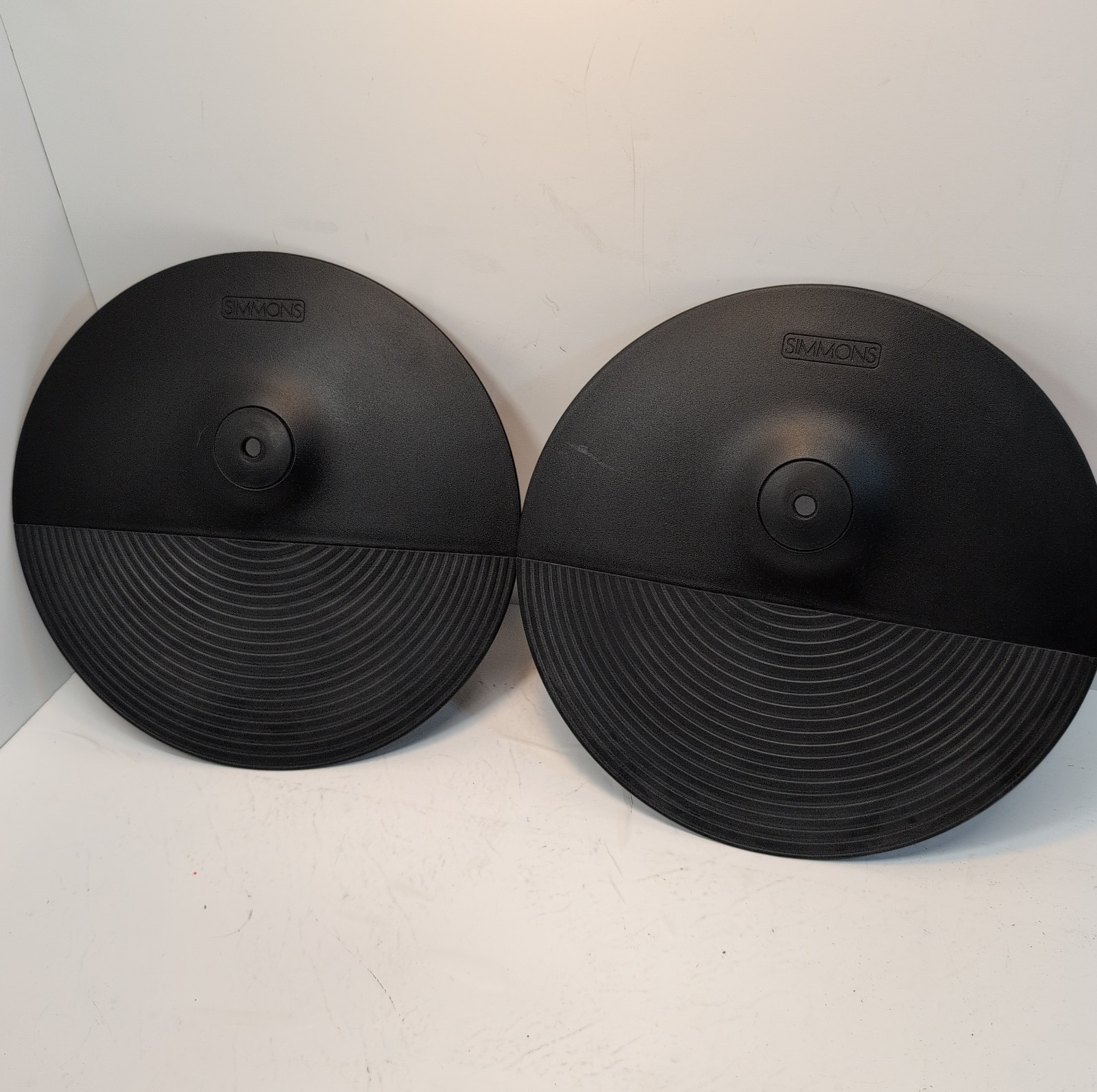 Simmons Titan 50 Electronic Drums Cymbal Pad Lot of 2 TSCYM10S - Works