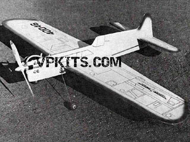 1/2 A Nobler 26 inch Span C/L Airplane FULL WOOD KIT  Control Line Model