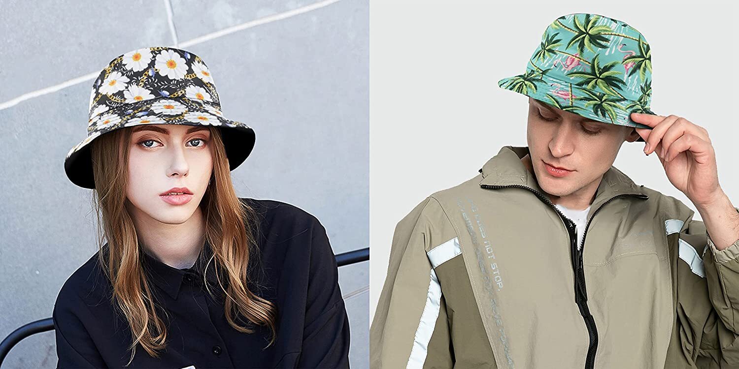 Unisex Boonie Bucket Hat Sun Visor Hunting Fishing Outdoor 100% Cotton Cap Hats