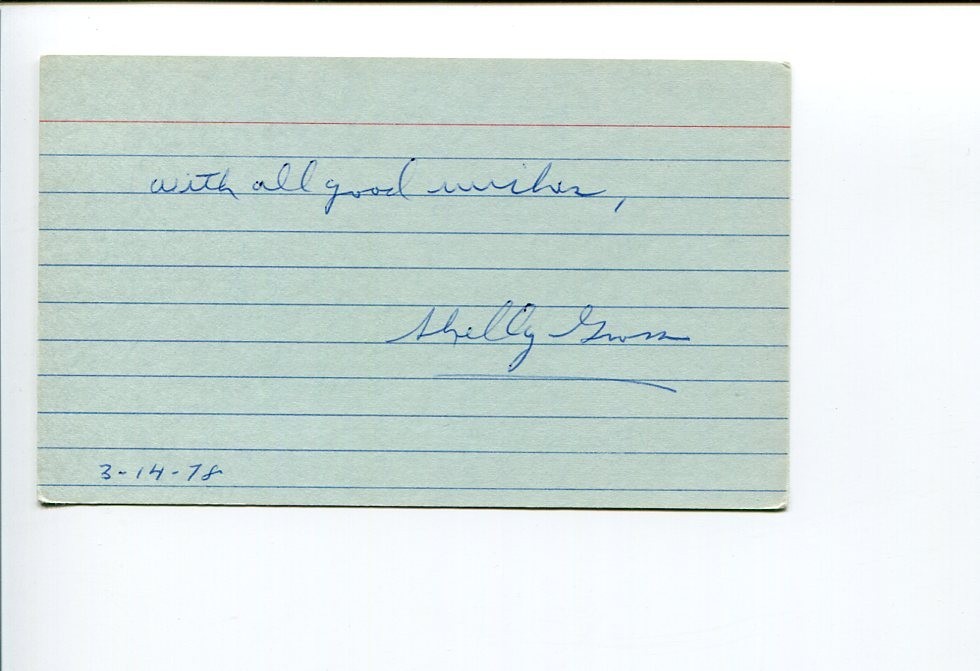 Shelly Gross Camelot Broadway and Music Festival Producer Signed Autograph