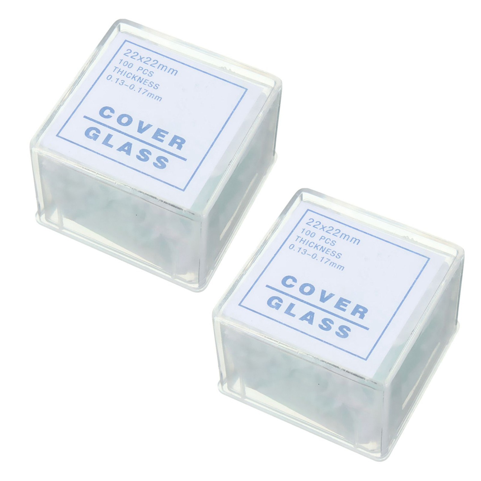 200pcs Transparent Slides Coverslips Coverslides 22x22mm For Microscope D5P2