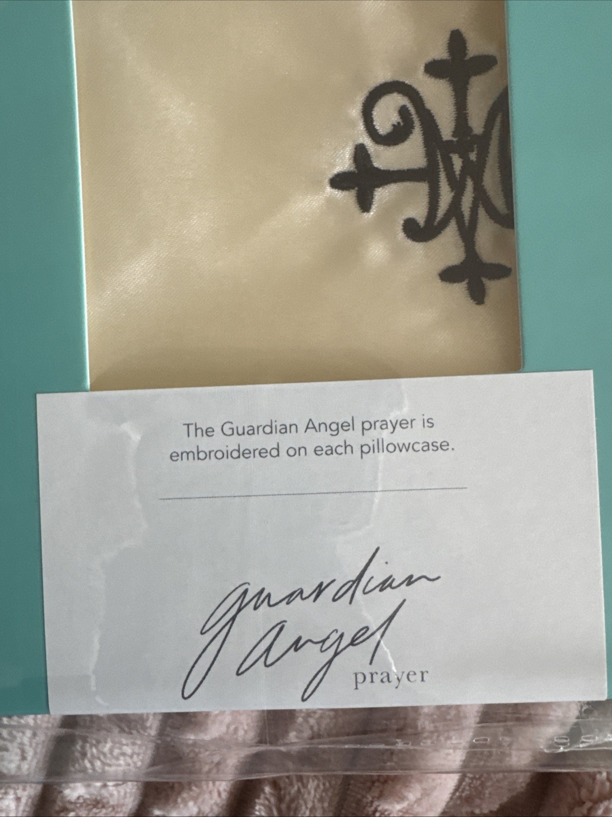 Guardian angel satin pillowcases