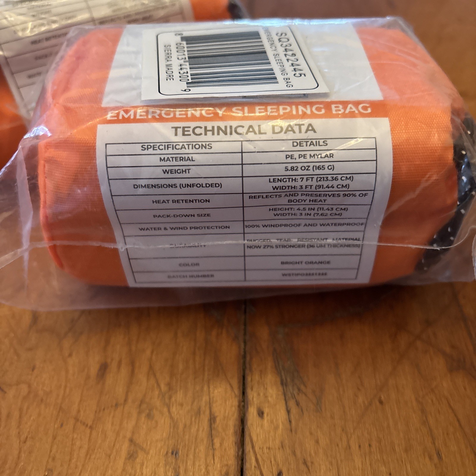 Sierra Madre Emergency Sleeping Bag 2pk