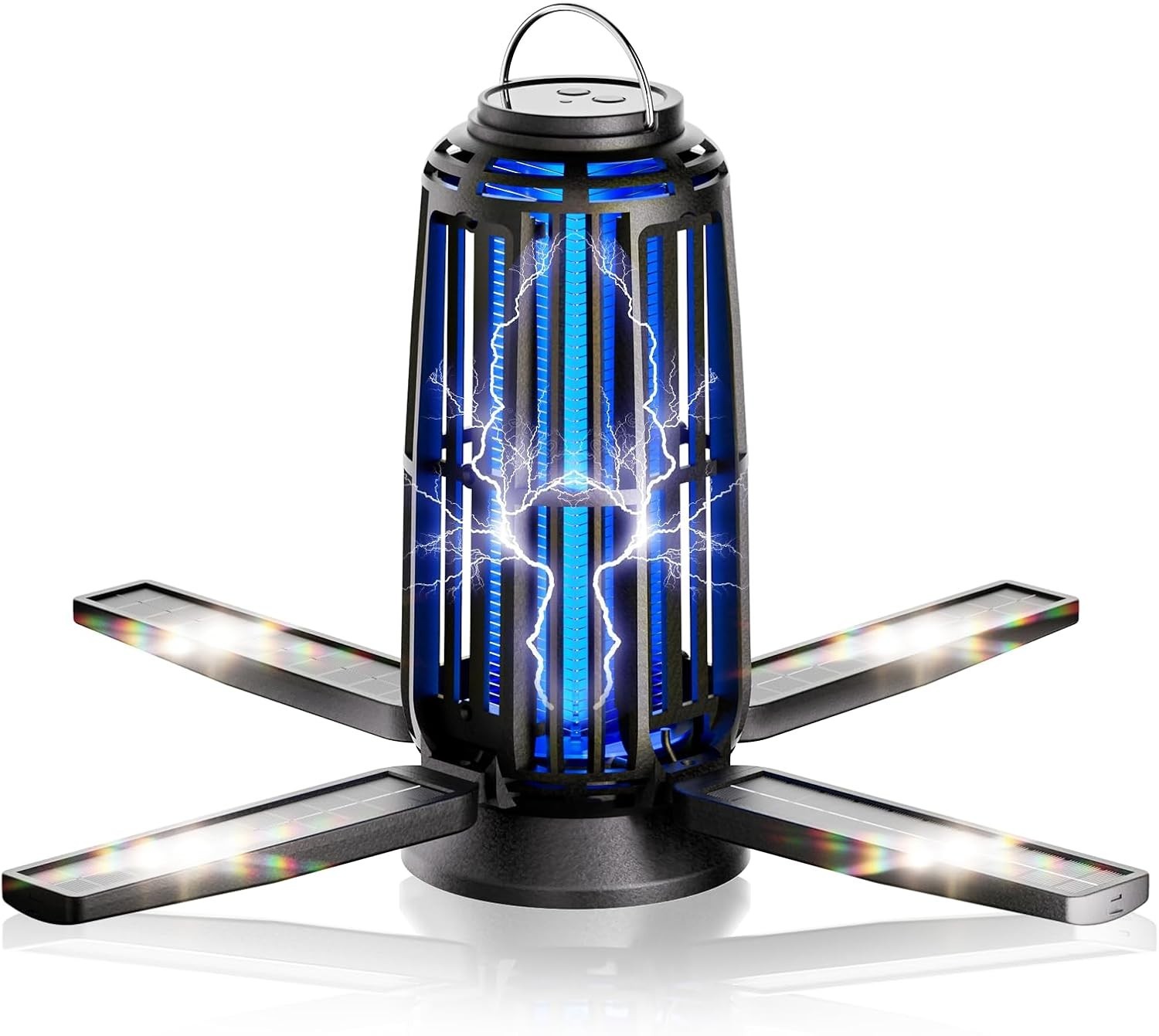 Solar Bug Zapper Outdoor – 5000mAh Battery, 4200V Mosquito Zapper